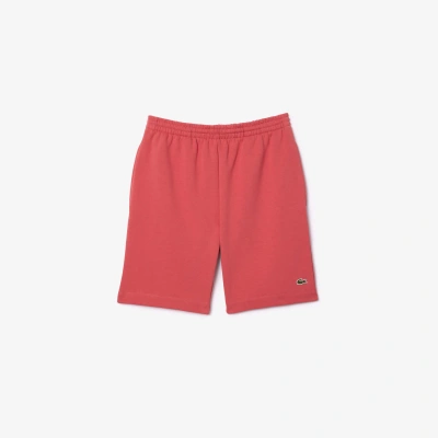 Lacoste Fleece Jogger Shorts - 4xl - 9 In Pink