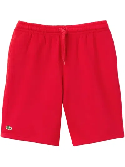 Lacoste Fleece "red" Track Shorts