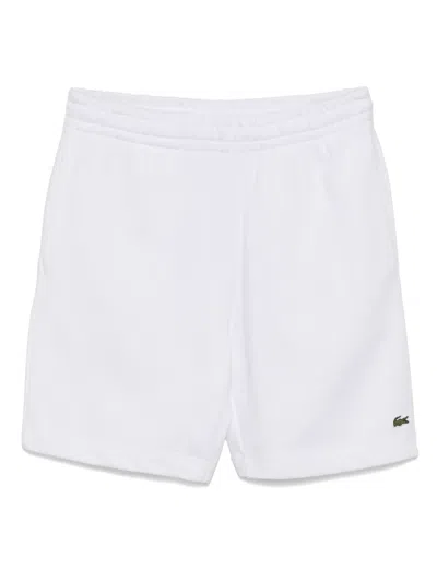 Lacoste Fleece Shorts In White