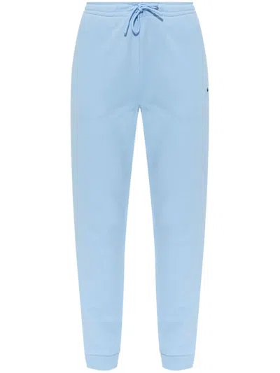 Lacoste Fleece Track Pants In Blue