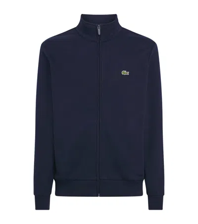 Lacoste Fleece Zip-up Sweatshirt In Multi