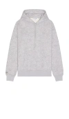 Lacoste Flower Hoodie In Light Grey