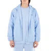 Lacoste Flower Print Windbreaker In Blue