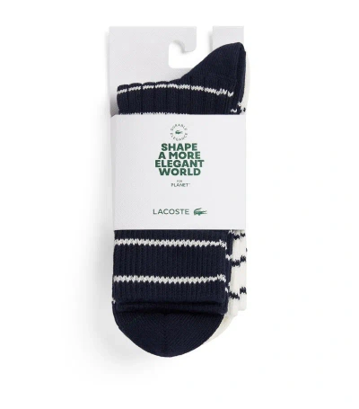 Lacoste French Heritage Striped Socks In Multi