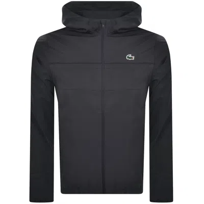 Lacoste Full Zip Logo Jacket Grey In Gray