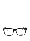 Lacoste Sleek Rectangular Eyeglasses For Men In Gold