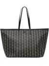 Lacoste Geometric-pattern Tote Bag In Neutral