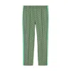 Lacoste Geometric Pattern Trousers In Green