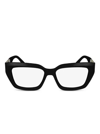 Lacoste Geometric-frame Glasses In Black