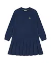 Lacoste Girls' French Terry Dress - Big Kid In Blue