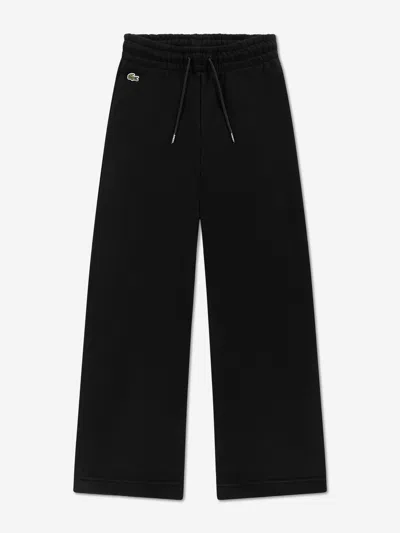 Lacoste Babies'  Girls Logo Joggers In Black