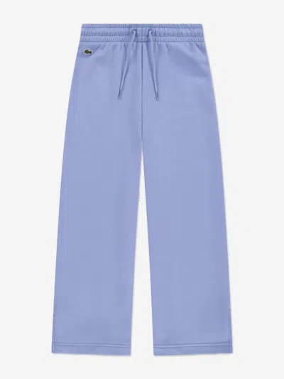 Lacoste Babies'  Girls Logo Joggers In Blue
