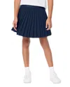 Lacoste Girls' Logo Sport Pleated Skirt - Big Kid In Blue