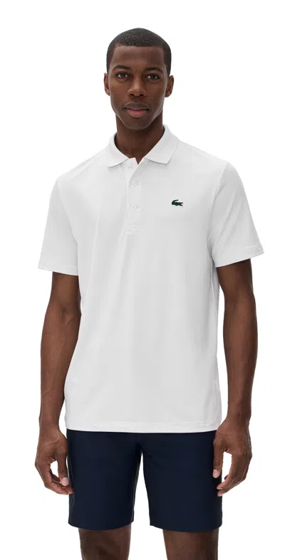 Lacoste Golf Sport Performance Polo Shirt White