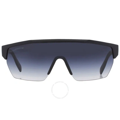Lacoste Gradient Blue Shield Men's Sunglasses L989s 002 62 In Black / Blue