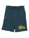 Lacoste Graphic-print Shorts In Blue