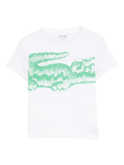 Lacoste Graphic-printed T-shirt In White
