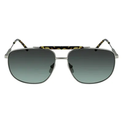 Lacoste Grey Metal Sunglasses