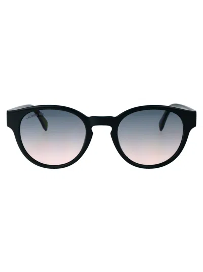 Lacoste Green Acetate Sunglasses