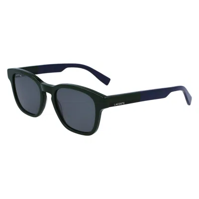 Lacoste Green Acetate Sunglasses In Blue