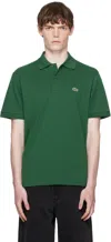 Lacoste Regular-fit Cotton Pima Polo Shir In Green