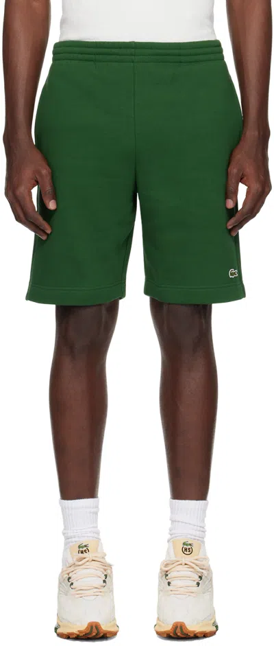 Lacoste Green Jogger Shorts In 132 Green