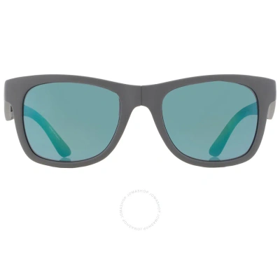 Lacoste Green Rectangular Unisex Sunglasses L778s 035 52 In Green / Grey