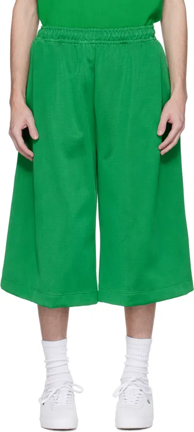 Lacoste Green Runway Oversized Bermuda Shorts In Light Green Siw