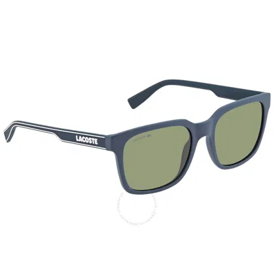 Lacoste Green Square Men's Sunglasses L967s 401 55 In Blue