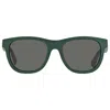 Lacoste Green Square Unisex Sunglasses L848s 315 54 In Brown