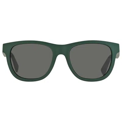 Lacoste Green Square Unisex Sunglasses L848s 315 54 In Brown