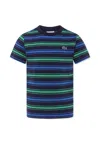 Lacoste Striped T-shirt In Blue