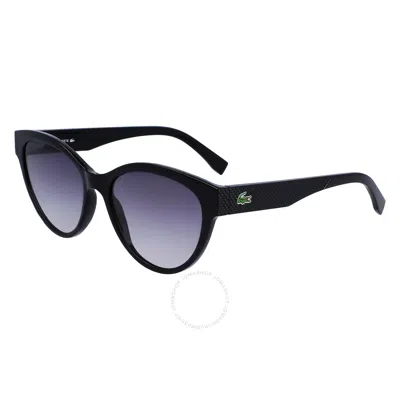 Lacoste Grey Gradient Cat Eye Ladies Sunglasses L983s 001 55 In Black