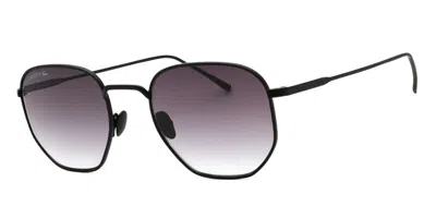 Lacoste Grey Gradient Geometric Unisex Sunglasses L198sn 004 51 In Black