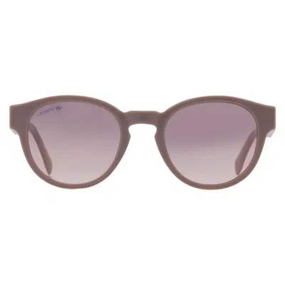 Lacoste Grey Gradient Oval Ladies Sunglasses L6000s 038 51 In Black