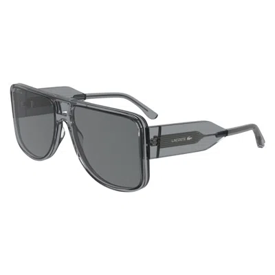 Lacoste Grey Navigator Unisex Sunglasses L6056s 035 59 In Black