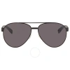 Lacoste Grey Pilot Unisex Sunglasses L185s 001 60 In Grey