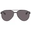 Lacoste Grey Pilot Unisex Sunglasses L185s 001 60 In Gray