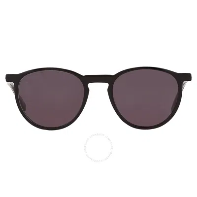 Lacoste Grey Round Unisex Sunglasses L902s 001 50 In Black