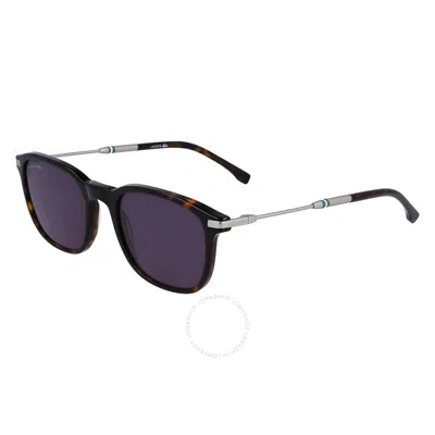 Lacoste Grey Square Men's Sunglasses L992s 240 51 In Metallic