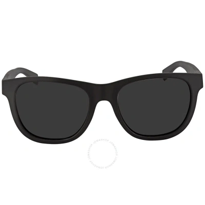 Lacoste Grey Square Unisex Sunglasses L848s 001 54 In Black / Grey