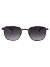 Lacoste Gunmetal Metal Sunglasses In Blue
