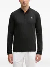Lacoste Half-zip Sweatshirt In Black