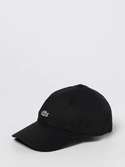 Lacoste Mens Organic Cotton Twill Cap In Black 031