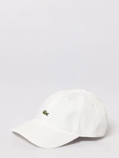 Lacoste Hat Men  In White