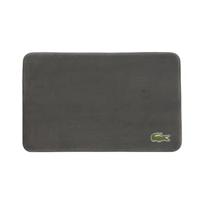 Lacoste Heritage 20" X 32" Quick-dry Microfiber Bath Rug With Non-slip Backing – Soft Absorbent Bathroom Mat In Cliff