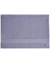 Lacoste Heritage Antimicrobial Bath Mat In Blue