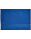 Lacoste Heritage Antimicrobial Bath Mat In Blue