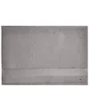 Lacoste Heritage Antimicrobial Bath Mat In Grey