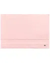Lacoste Heritage Antimicrobial Bath Mat In Pink